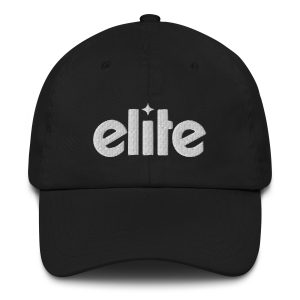 Elite Dad Hat - Black