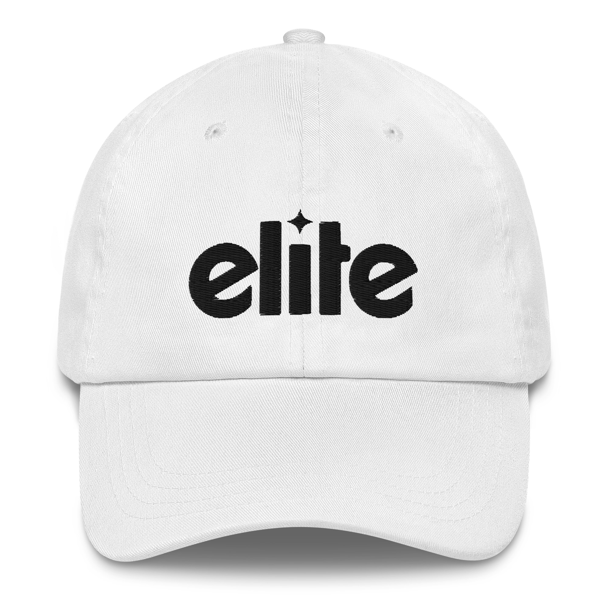 Elite Dad Hat - White