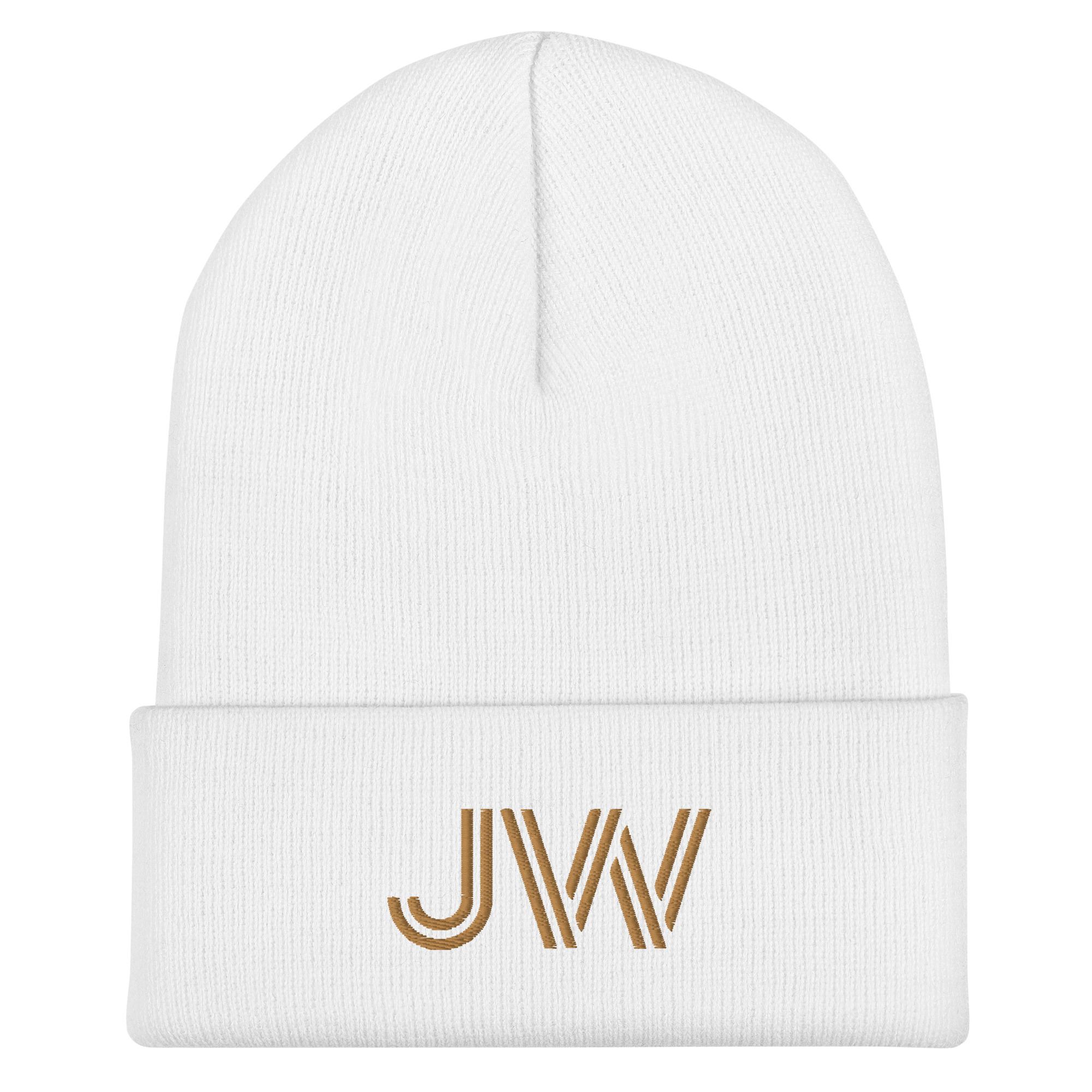 JW DJ Beanie - Gold Logo - Image 2