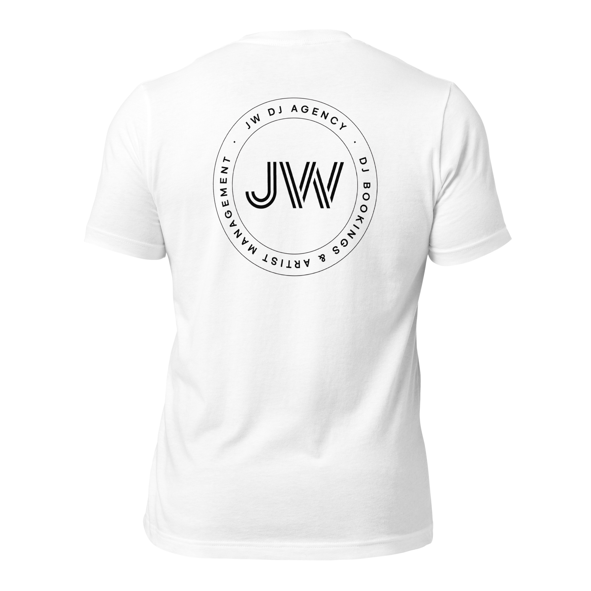 JW DJ Agency T-Shirt (white) - Image 2