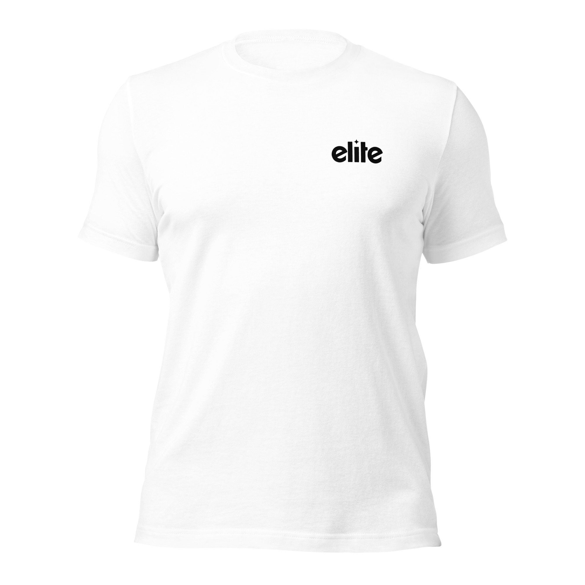 JW Elite Unisex T-Shirt - Stacked Logo - Image 2